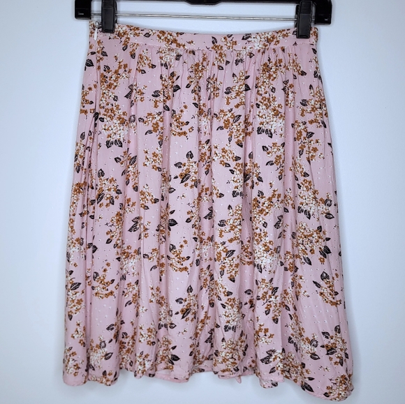 2/$30 🌻 | Minkpink | Pink Floral Button Skirt - Picture 9 of 13